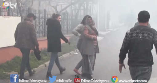 14 KİŞİ DUMANDAN ZEHİRLENDİ