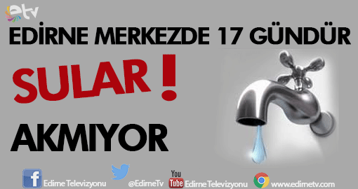 17 GÜNDÜR SULARI AKMIYOR!