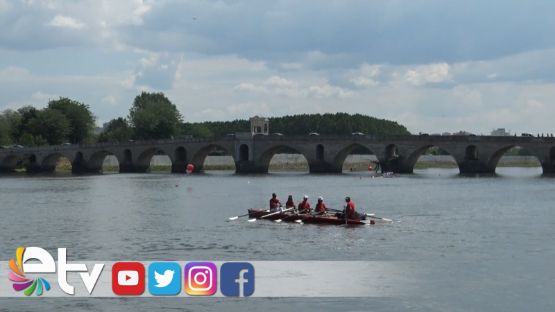 1.EDİRNE KÜREK FESTİVALİ YAPILDI