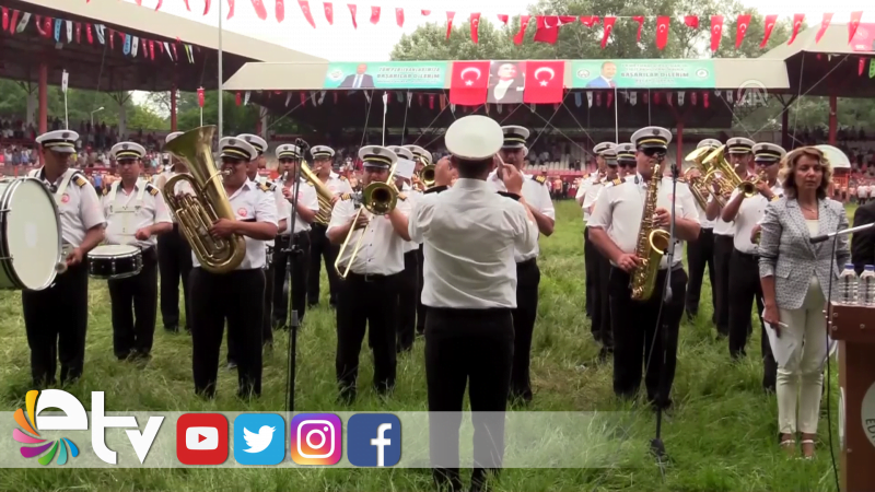 658. TARİHİ KIRKPINAR YAĞLI GÜREŞLERİ'NİN RESMİ AÇILIŞI YAPILDI