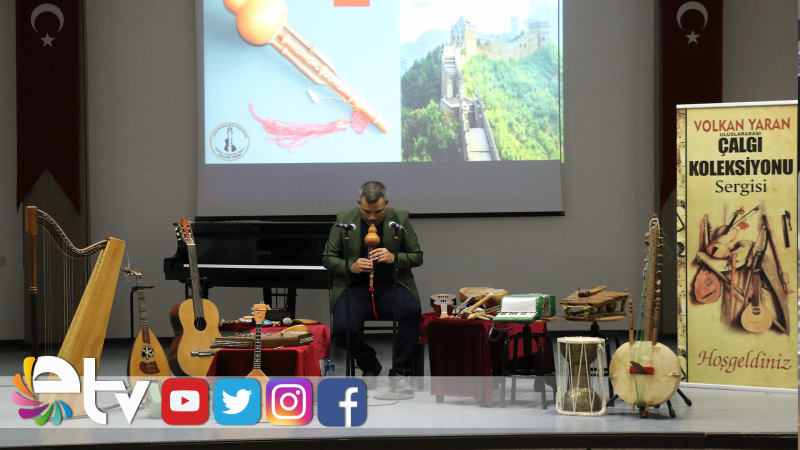 80 ÜLKEDEN 450 FARKLI ENSTRÜMAN BİRİKTİRDİ