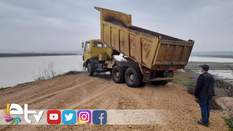 AFET BÖLGESİNDE HUMMALI ÇALIŞMA