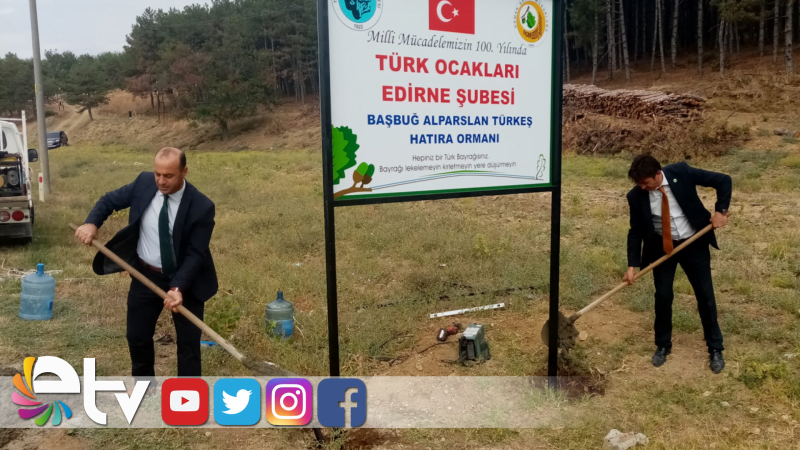 ALPARSLAN TÜRKEŞ’İN ADINI ORMANDA YAŞATACAKLAR