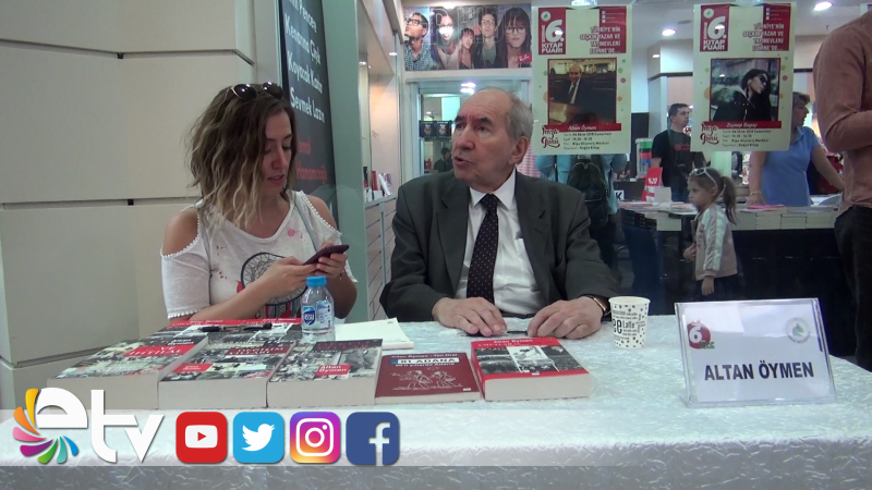 ALTAN ÖYMEN EDİRNE’DE KİTAPLARINI İMZALADI