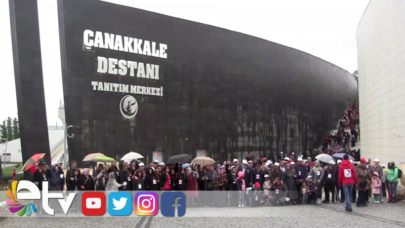 ANKARALI ŞEHİT YAKINLARI VE GAZİLERDEN ÇANAKKALE'YE ZİYARET