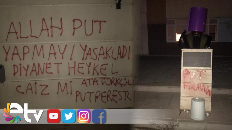 ATATÜRK’E ÇİRKİN SALDIRIYA TEPKİLER ÇIĞ GİBİ