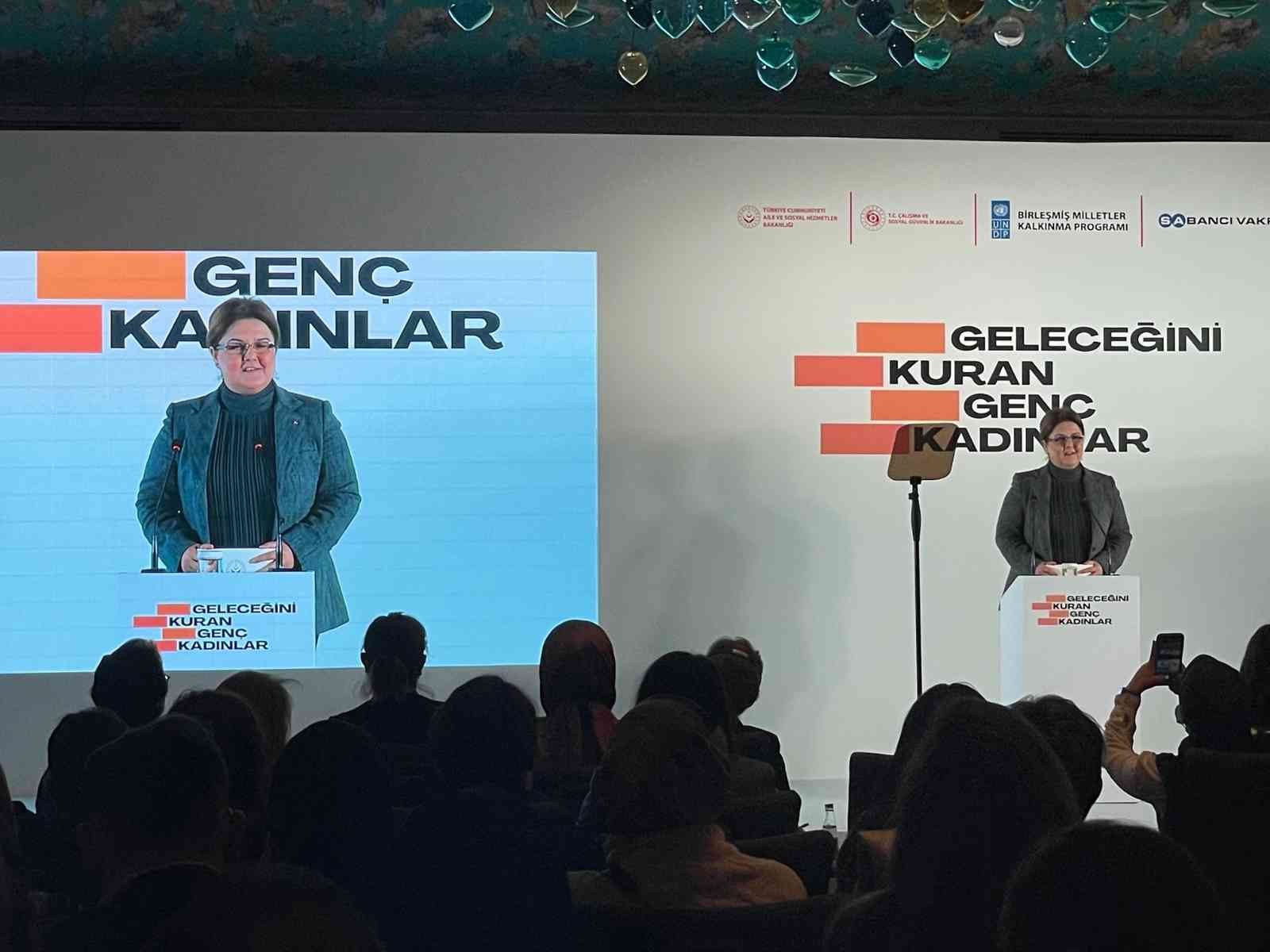 Bakan Yanık “Geleceğini Kuran Genç Kadınlar Projesi"nin tanıtım toplantısına katıldı Aile ve Sosyal Hizmetler Bakanı Derya Yanık, “Geleceğini Kuran Genç Kadınlar Projesi"nin tanıtım toplantısında yaptığı konuşmada “Kadınların iş ...