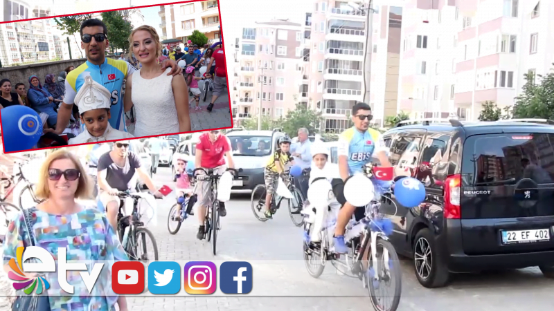 BİSİKLETLİ SÜNNET DÜĞÜNÜ KONVOYU