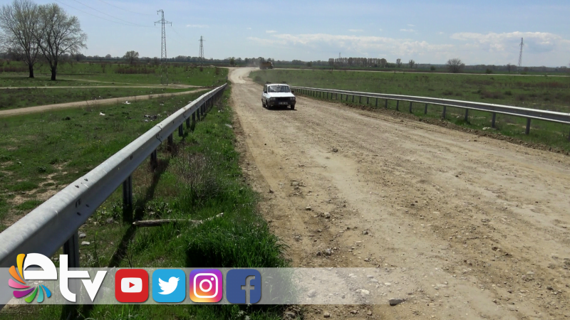 BOZUK YOL SÜRÜCÜLERE ZOR ANLAR YAŞATIYOR