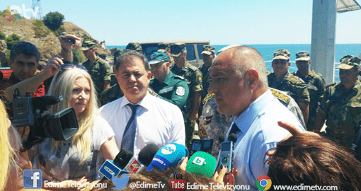 BULGAR BAŞBAKAN TÜRKİYE SINIRINI DENETLEDİ