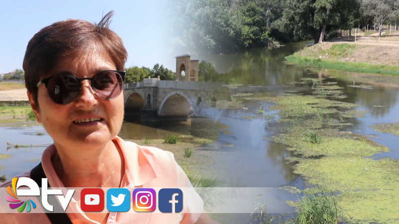 EDİRNE’DE NEHİR KENARINDAN KİLOLARCA ÇÖP TOPLANDI