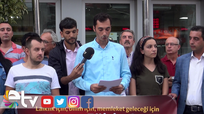 CHP’Lİ GENÇLERDEN TEPKİ