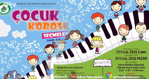 ÇOCUK KOROSU SEÇMELERİ BAŞLIYOR