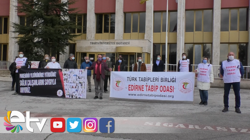 COVİD-19’DAN ÖLEN SAĞLIK ÇALIŞANLARI ANILDI