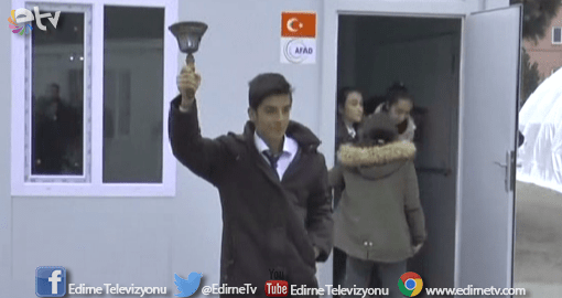 DEPREM BÖLGESİNDE EĞİTİM BAŞLADI