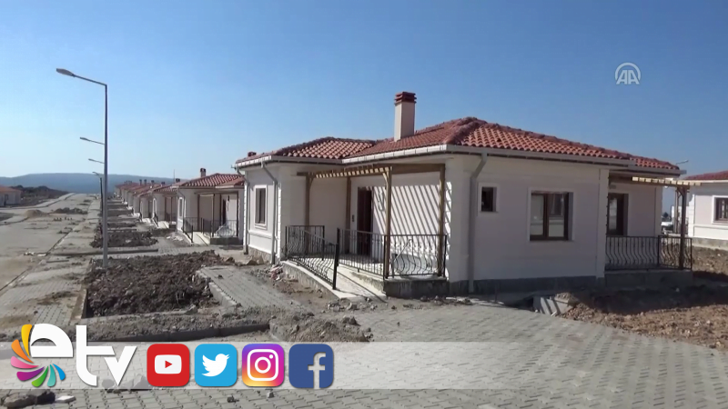 DEPREMZEDELER YENİ EVLERİNE KAVUŞUYOR