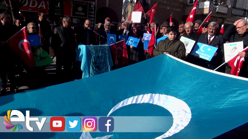 DOĞU TÜRKİSTAN’DA YAŞANAN ZULÜM PROTESTO EDİLDİ