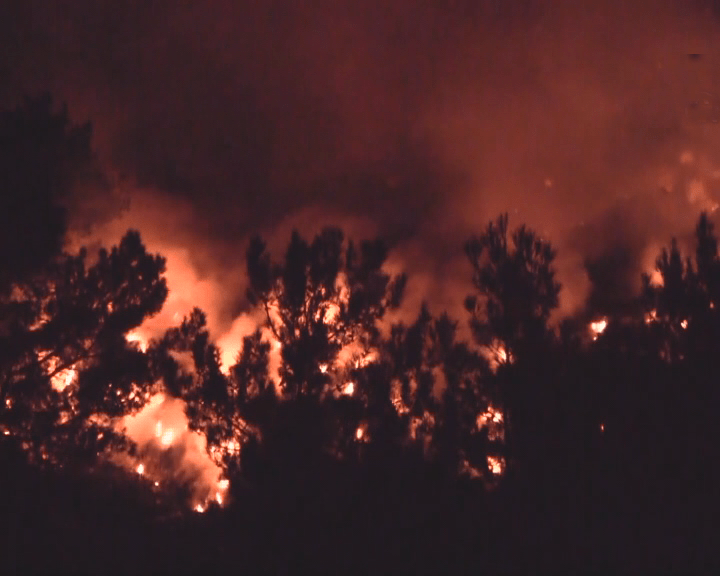ECEABAT'TA ÇÖPLÜK YANGINI