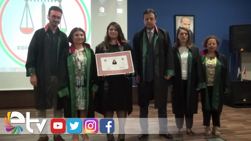 EDİRNE BAROSU’NA BİR AVUKAT DAHA