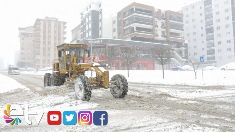 EDİRNE BELEDİYESİ'NDEN KARLA MÜCADELE