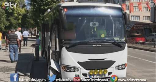 EDİRNE DE TRAFİK KAZASI : 1 YARALI