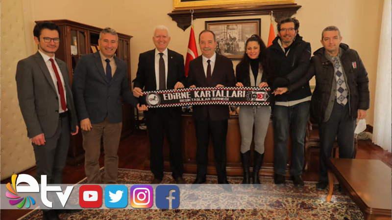 EDİRNE KARTALLARI BEŞİKTAŞLILAR DERNEĞİ'NDEN GÜRKAN'A ZİYARET