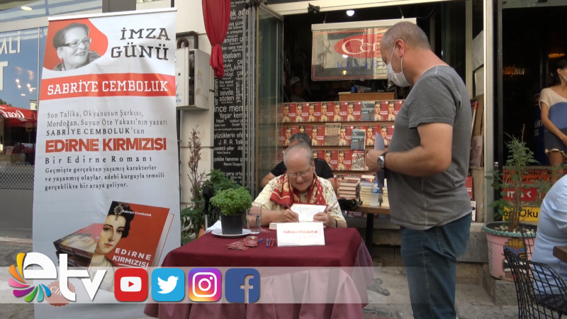 EDİRNE KIRMIZISI’NIN YAZARI CEMBOLUK OKUYUCULARI İLE BULUŞTU