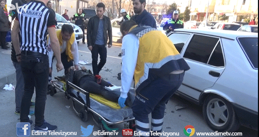 EDİRNE’DE TRAFİK KAZASI