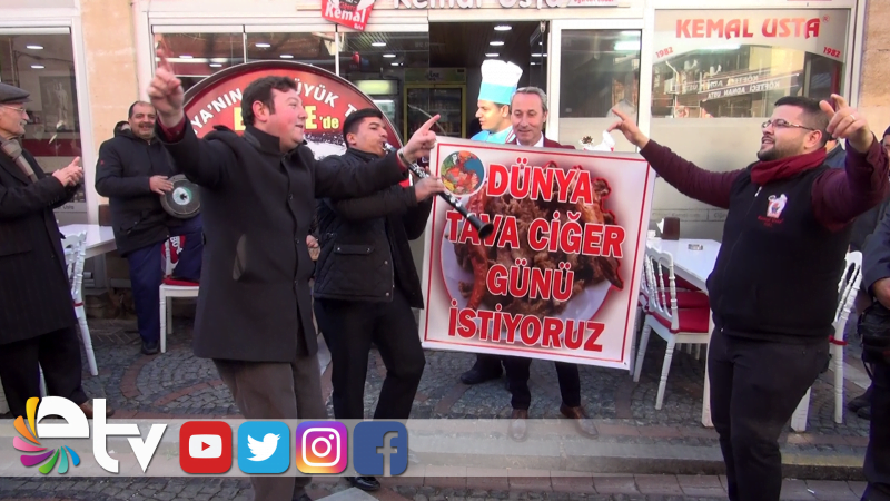 EDİRNE'Lİ CİĞERCİLER DÜNYA TAVA CİĞER GÜNÜ İSTİYOR