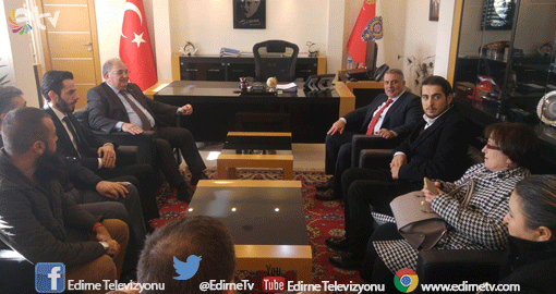 EMNİYET MÜDÜRLÜĞÜ'NÜ ZİYARET ETTİLER