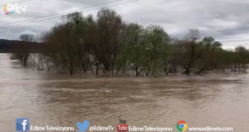ERGENE NEHRİ'NİN DEBİSİ YÜKSELİYOR