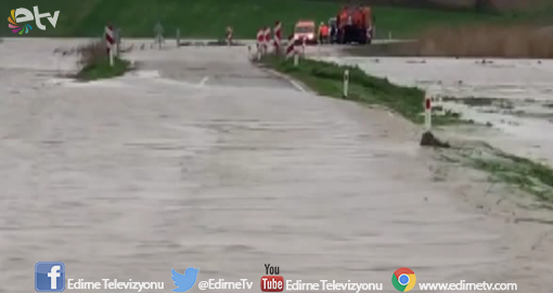 ERGENE TAŞTI YOL KAPANDI