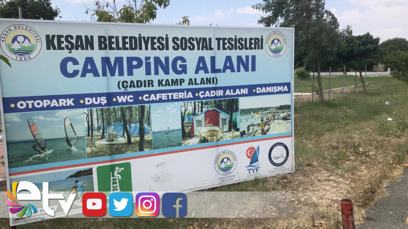 ERİKLİ'DE SOSYAL MESAFELİ KAMP ALANI HİZMETTE