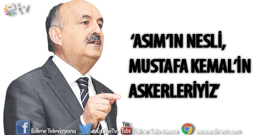 ESKİ BAKANDAN SLOGAN