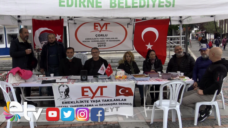 EYT’LİLER SAHAYA İNDİ