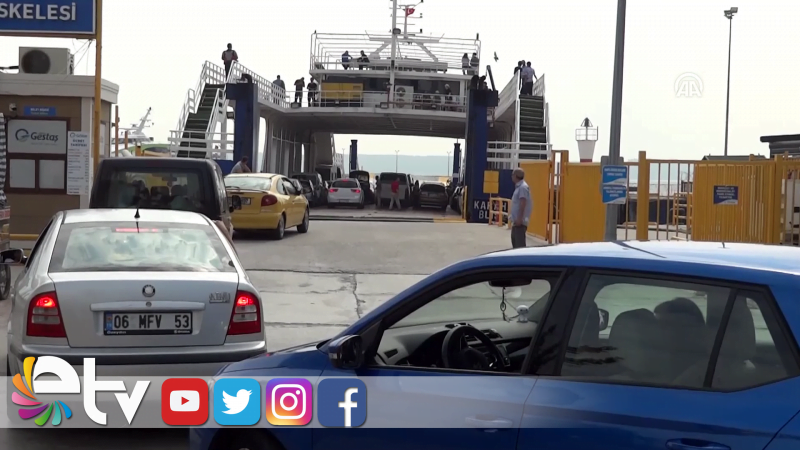 FERİBOT KUYRUĞUNA DEPOLAMA ÖNLEMİ TRAFİĞİ RAHATLATTI