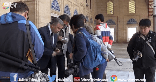 GÜNEY KORELİ GAZETECİLER EDİRNE'YE HAYRAN KALDI