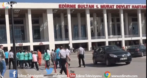 HASTANEDE İŞ YAVAŞLATMA EYLEMİ