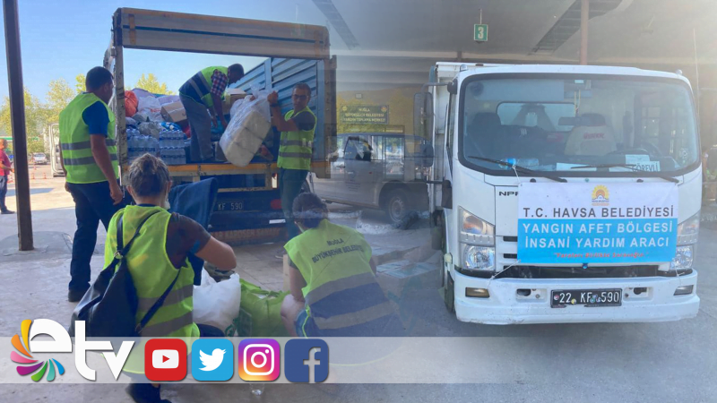 HAVSA’DAN MARMARİS’E YARDIM ELİ