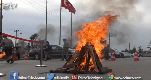 HIDIRELLEZ ATEŞİ AVM BAHÇESİNE DE SIÇRADI