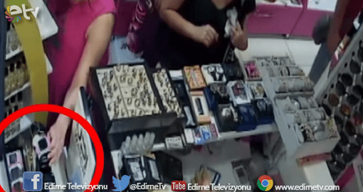 HIRSIZLIK ANI KAMERADA