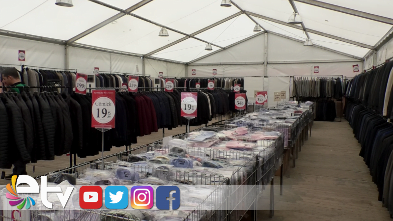 İNDİRİM ÇADIRI AÇILDI