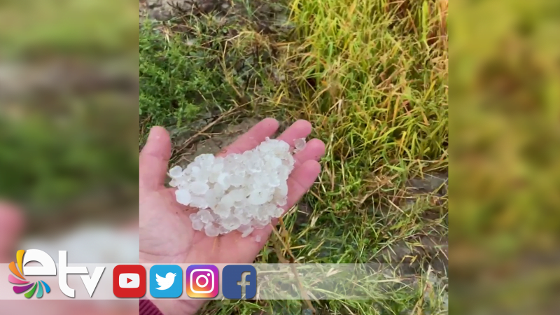 İPSALA’YI DOLU VURDU