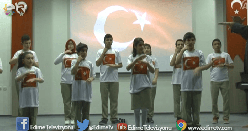 İŞARET DİLİYLE OKUDULAR