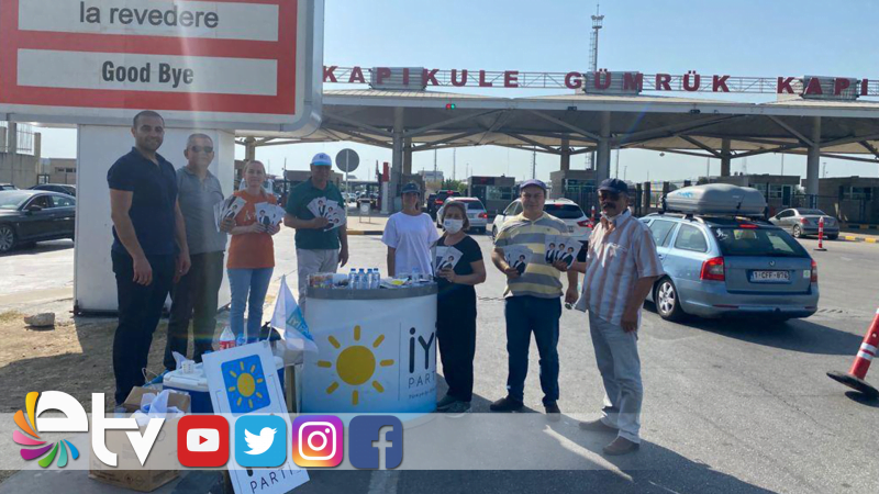 İYİ PARTİ’DEN GURBETÇİLERE SU İKRAMI
