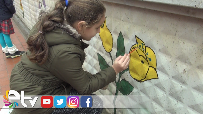 KADRİPAŞA İLKOKULU ÇİÇEK AÇTI