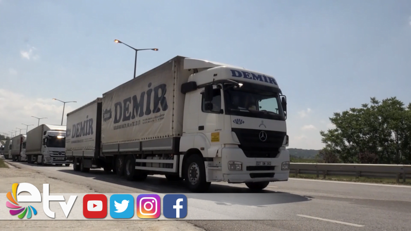 KAPIKULE’DE TIR KUYRUĞU 13 KM’YE DÜŞTÜ