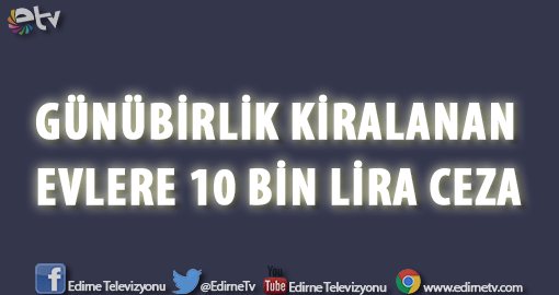 KİMLİK KAYITLARINI İLETMEYENE 10 BİN LİRA CEZA!