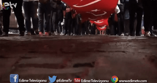 KIRKLARELİ'NDE GENÇLİK YÜRÜYÜŞÜ