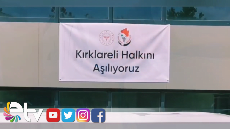 KIRKLARELİ’NDE PAZAR YERİNDE AŞI NOKTASI OLUŞTURULDU